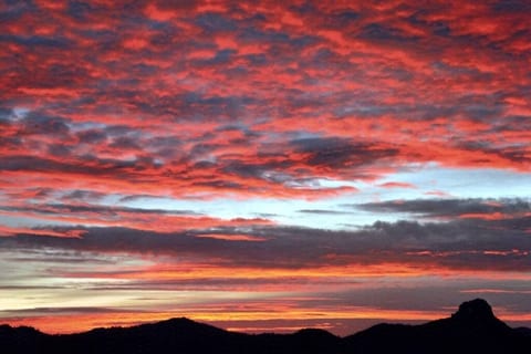 Amazing daily sunsets and sunrises here are common. This is just 1 of many with views from the property!
