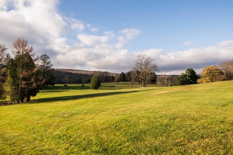 This is the view of the Sliding Rock Golf Course in our backyard!