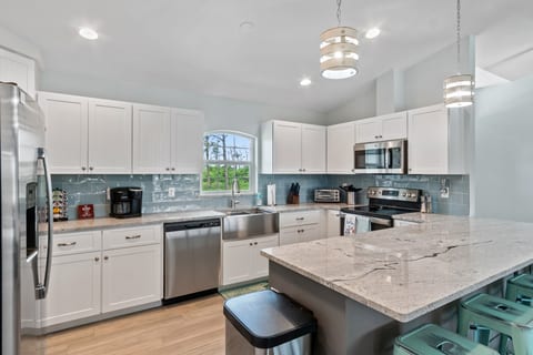 The kitchen is fully stocked!