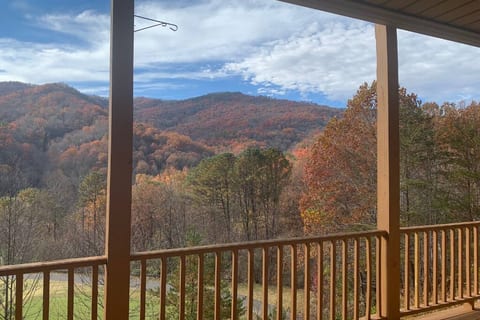 Amazing mountain view from your back deck.