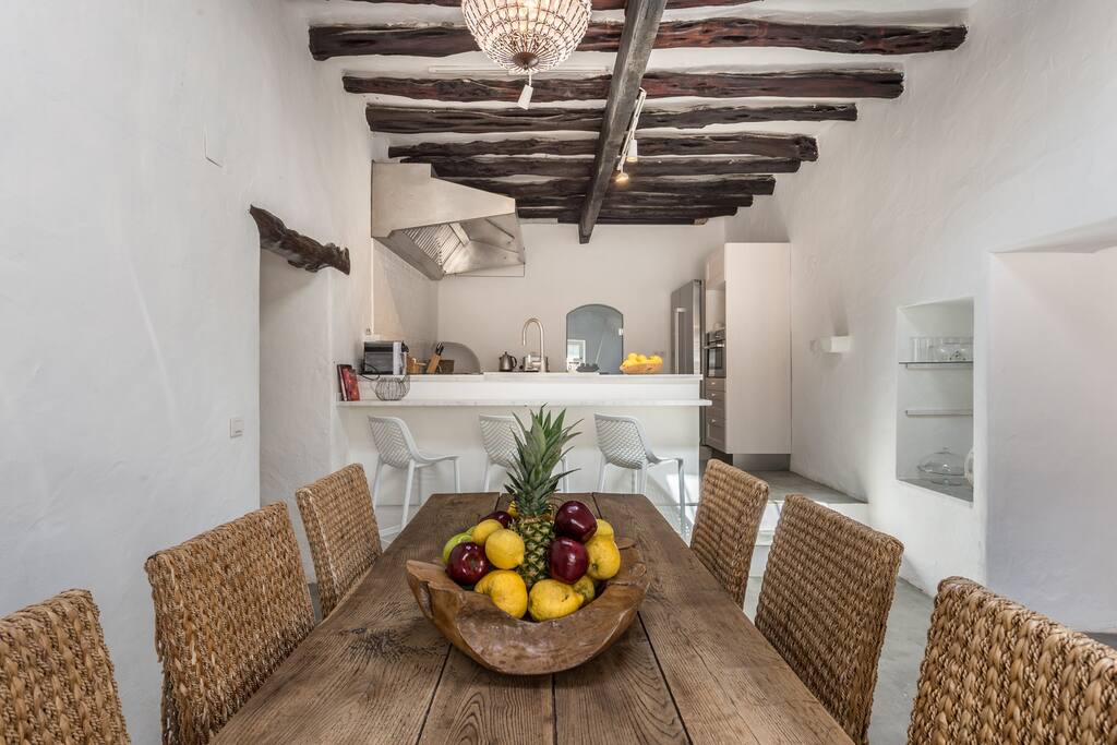 Dinning area and kitchen