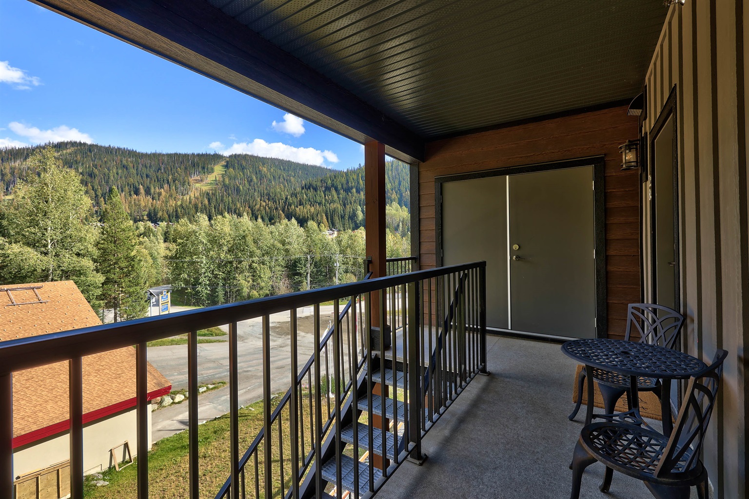 The entry way into the condo which is located on the top floor of complex. - Red Fox Flat - Sun Peaks