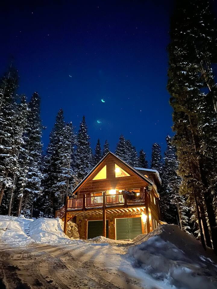 At the end of the day, seclusion allows for great viewing of starry nights Relax in a Secluded Cabin in the Woods