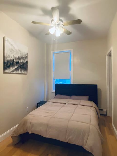 Bedroom 2 , with night stand and built in closet