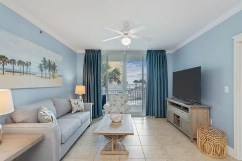 Spacious living room with all new furniture and 75" Samsung TV