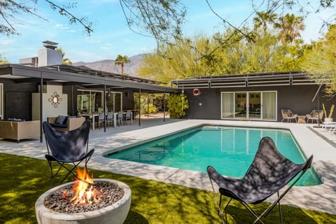 Earthy Modern Designer Pool Home + Guesthouse