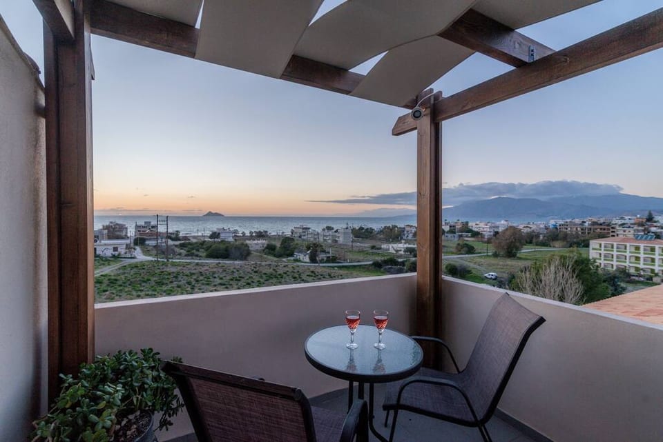 The large veranda where you can enjoy an unforgettable sunset with calmness and relaxation.....