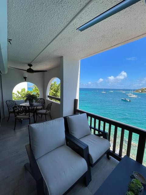 Another view of our outdoor balcony with sufficient outdoor seating