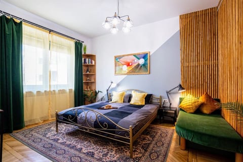 Bedroom wide view