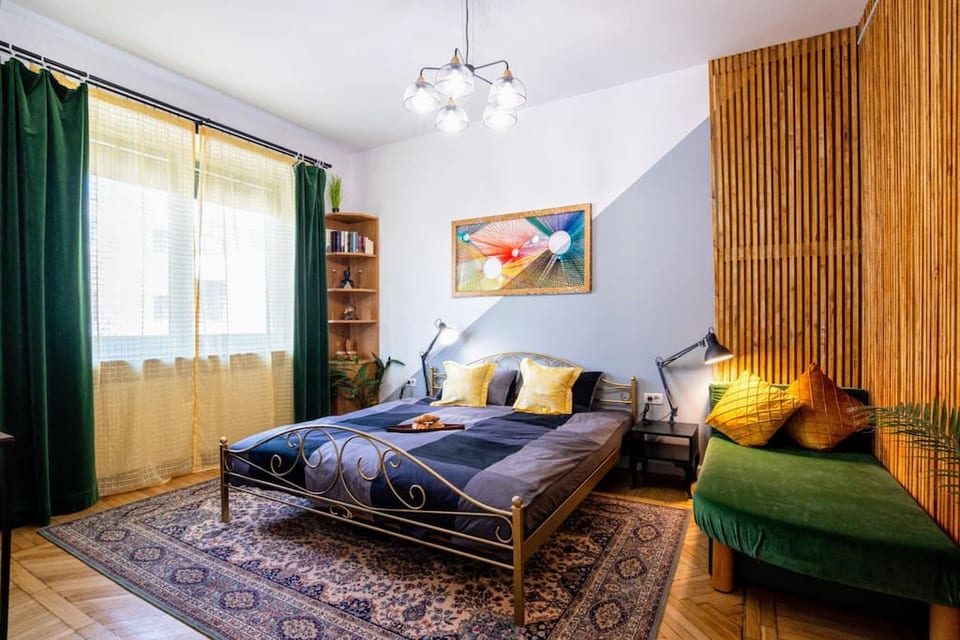Bedroom wide view