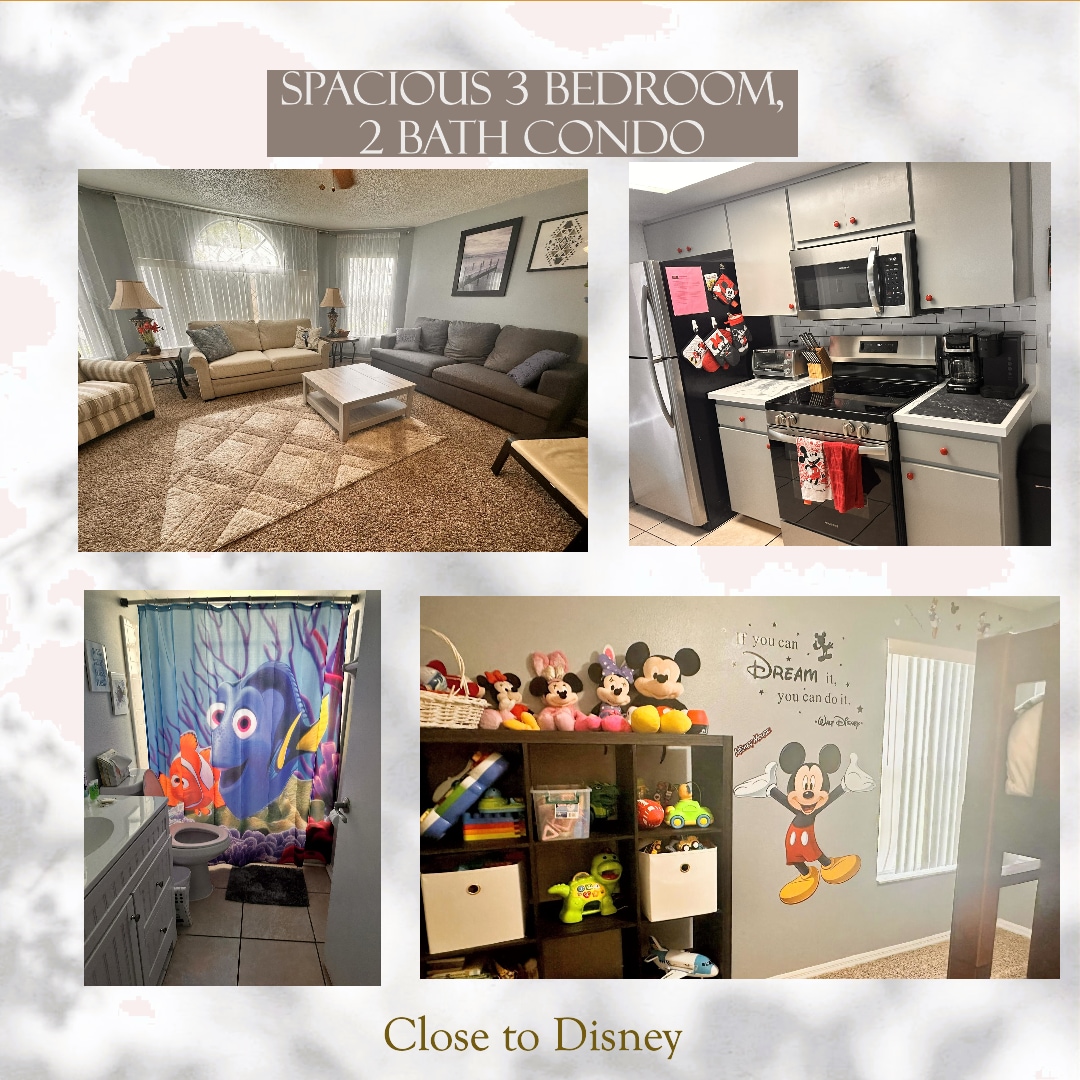 Disney Magic Condo 1st Flr 3BR Disney-Themed Pool image 1 Stacy's Disney Retreat Kissimmee 