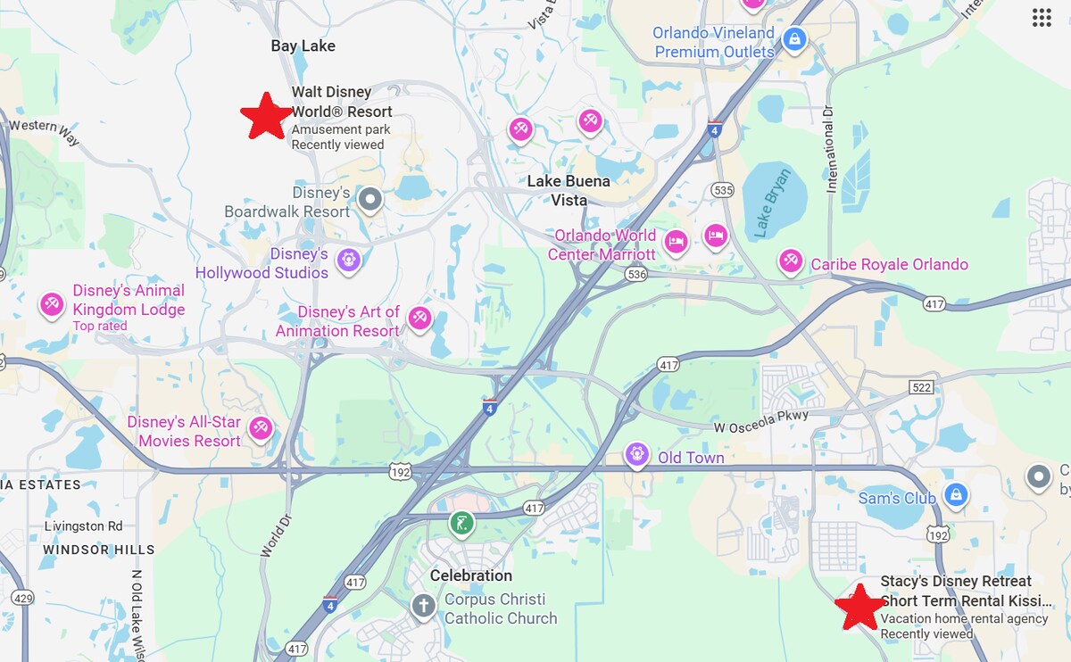 Map of area