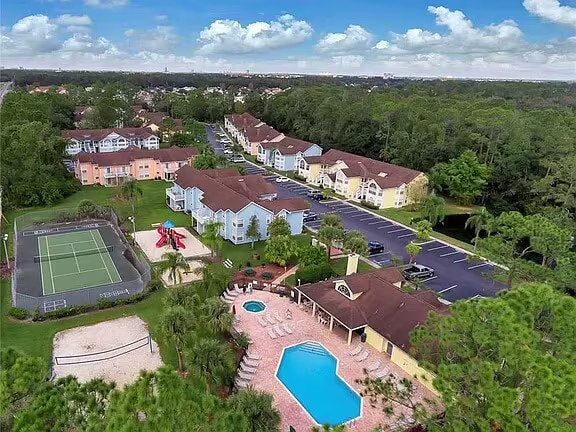 Aerial View of Amenities