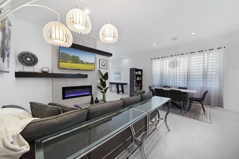 Snuggle up an watch a movie on the sofa or even enjoy the fireplace while you read a book.