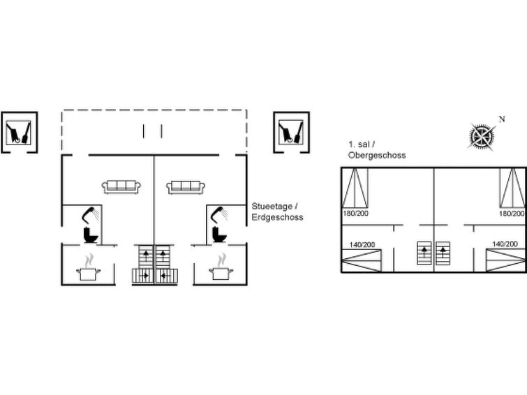 Floorplan Floorplan - Aswaldi - 1km from the sea - Skagen