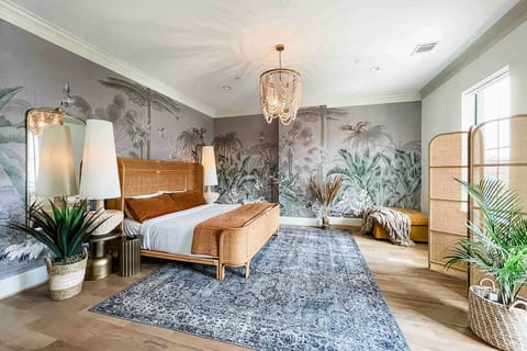 Primary Bedroom Suite, premium bedding, and Hilton hotel fine linens