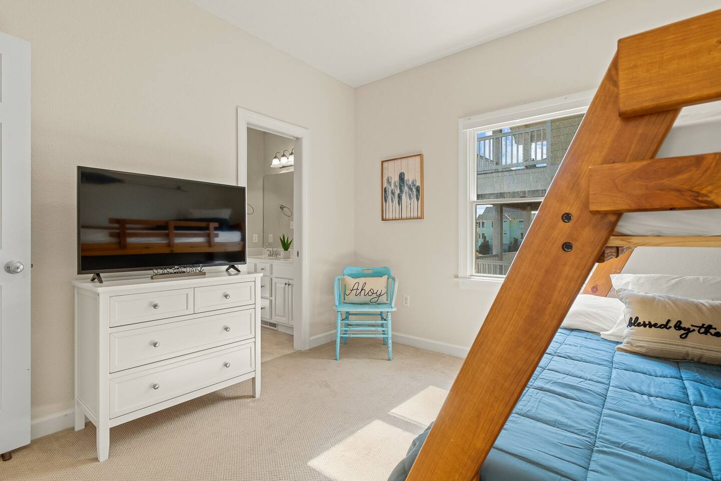 Pyramid Bunk Room Sharing Jack-and-Jill Bathroom