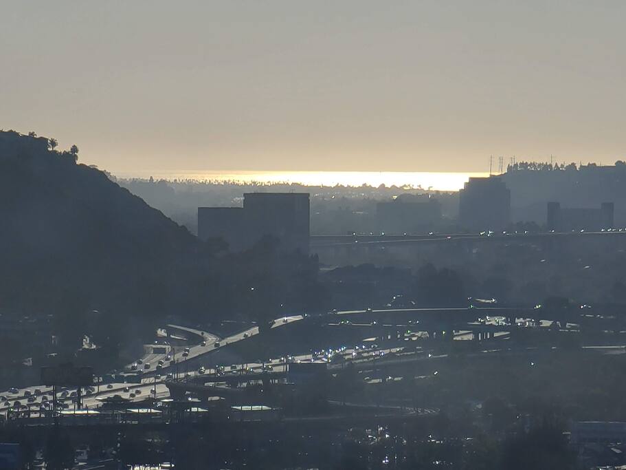 Zoomed in view of ocean from deck - Amazing Views - Central Location & Close to SDSU - San Diego