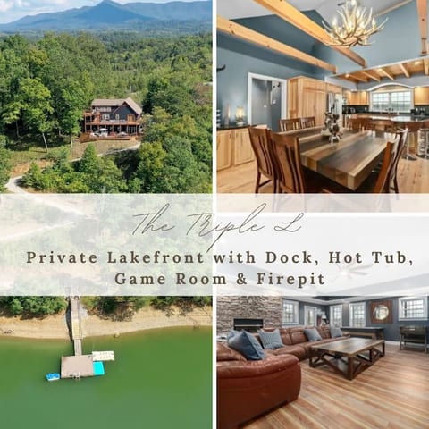Sunset Cove Luxury Lakefront Lodge & Private Dock