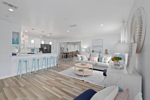 Spacious and bright open living area