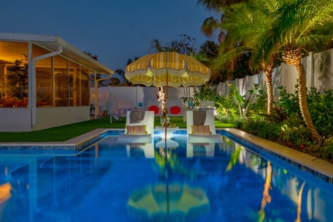 Surf Mod: Retro Coastal Retreat | Pool + 5 Blocks to Beach
