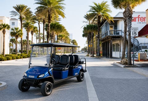 *Limited-Time Perk: Complimentary 6-Seater Golf Cart* Free six-person golf cart included with 4+ night stays. Valid for reservations before 12/31/26. A $500 damage deposit is required. Subject to availability. Golf carts provided by Brody's Rentals.