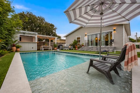 Lounge by the pool or hang by the outdoor casita