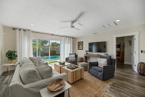 Lots of room to relax with access to the heated pool