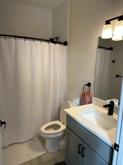 2nd bathroom with tub & shower