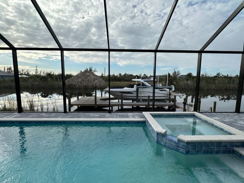 Tiki Hut/Dock view