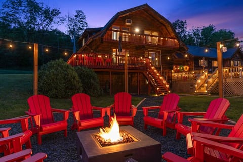 Gather around the fire pit to roast marshmallows and tell stories with friends and family.