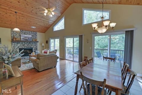 Upstairs LR from Kitchen.