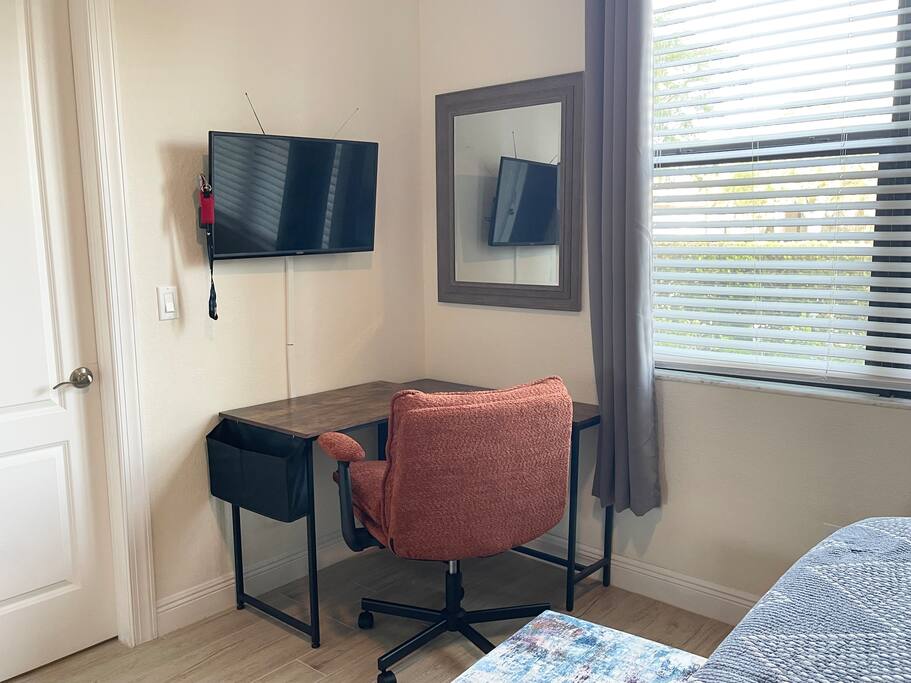 Desk and Chair workspace 