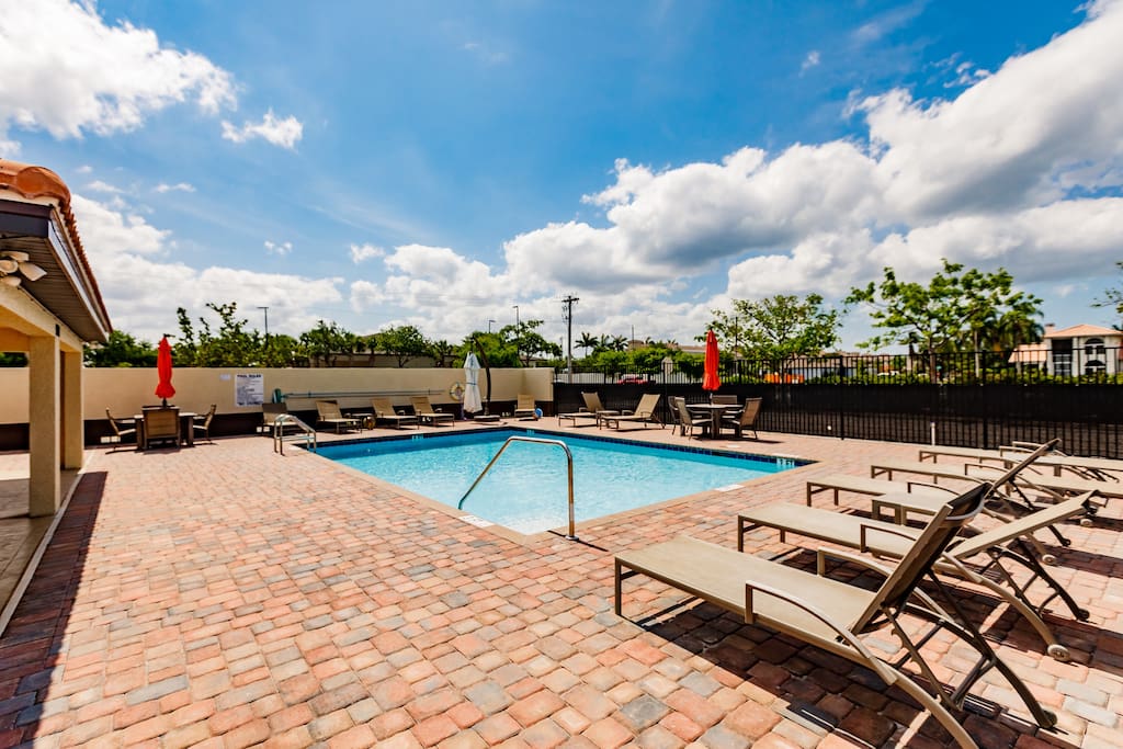 Saltwater Pool / Community Condo Complex Pool / Luxury Condo 
Grab some rays in this saltwater pool.
