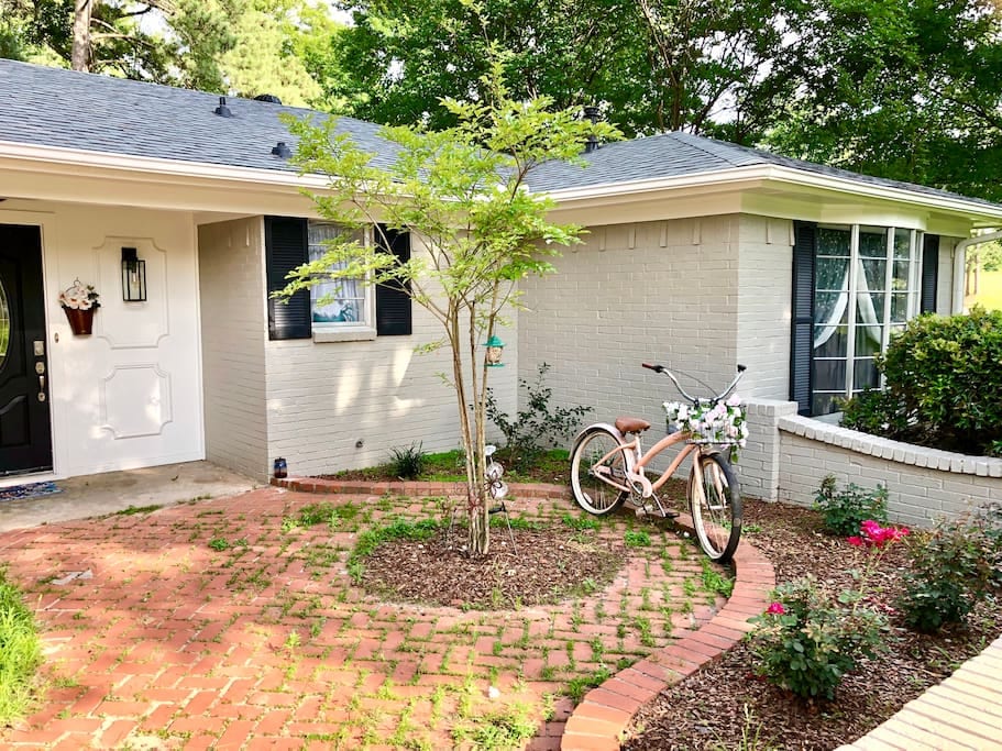 Take a bike ride in this beautiful, quiet neighborhood.