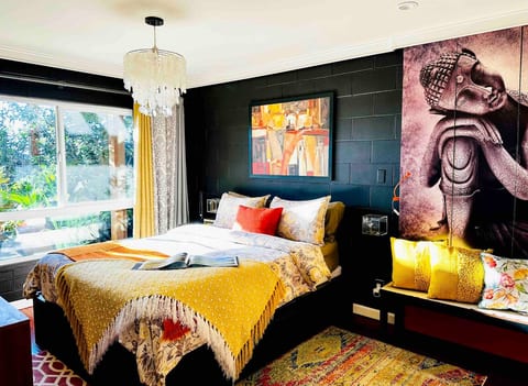 “This little cottage is amazingly comfortable, super clean, and has everything you need from home. I’m now spoiled by the 65”TV in the bedroom. Might be my favorite of the many places I’ve stayed at in the Bay Area.” ~ Marvin
