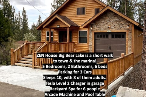 Z.E.N. House 5 bedroom 2 bath Spa Tesla Charger