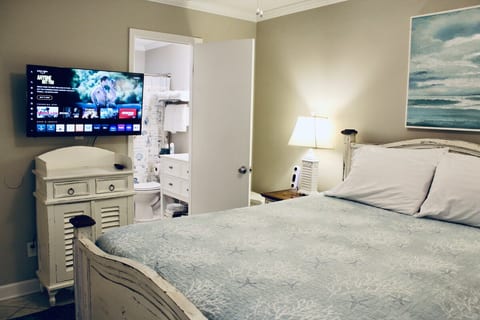 Awesome location! Squeaky clean! Reserved parking!