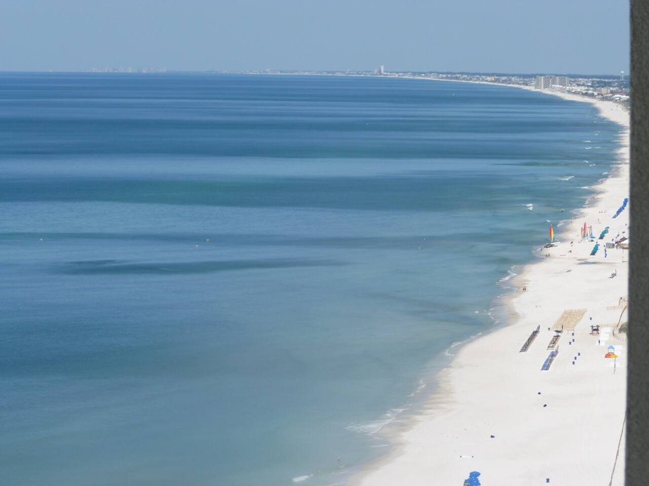 West view from the balcony - Tidewater #2511 - Panama City Beach