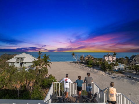 Enjoy the sunset hour from atop!