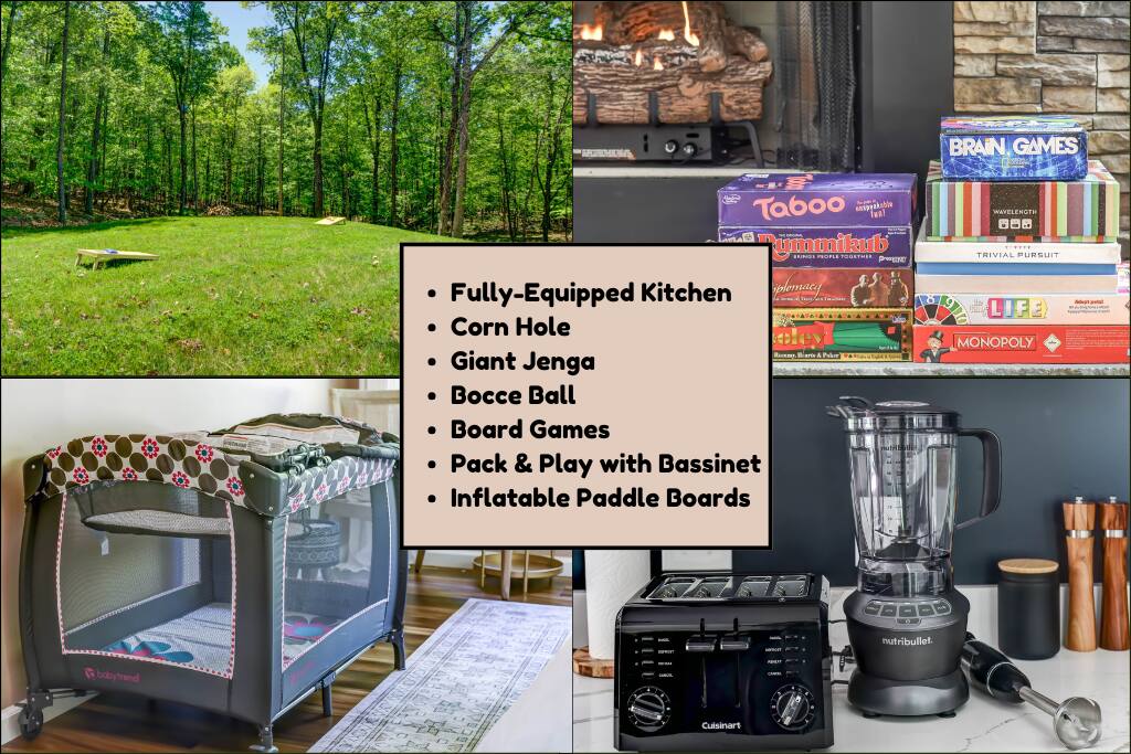 4 King Suites | Hot Tub | FirePit | Arcade | Games