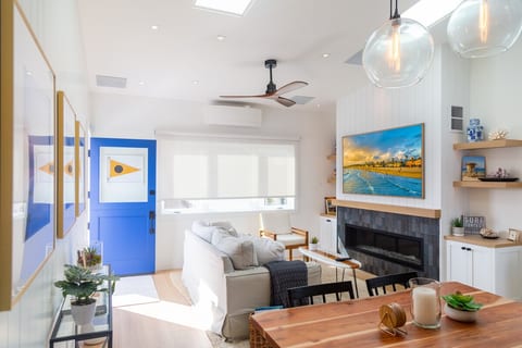Access the private Roof Top Deck Lounge from the Living Room