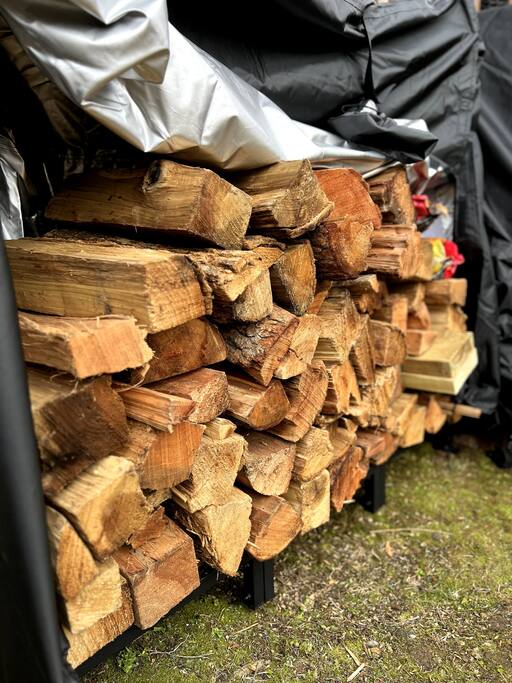 Complimentary firewood is provided to make this a 5-star experience.