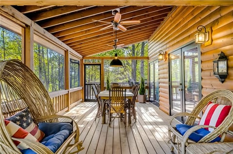 Enclosed Deck off the Living Room