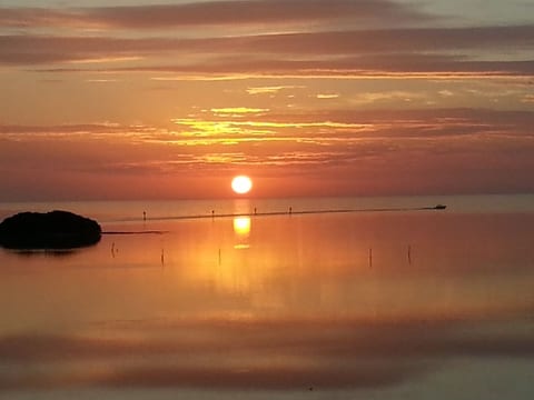 This is a view taken at sunrise from our balcony.