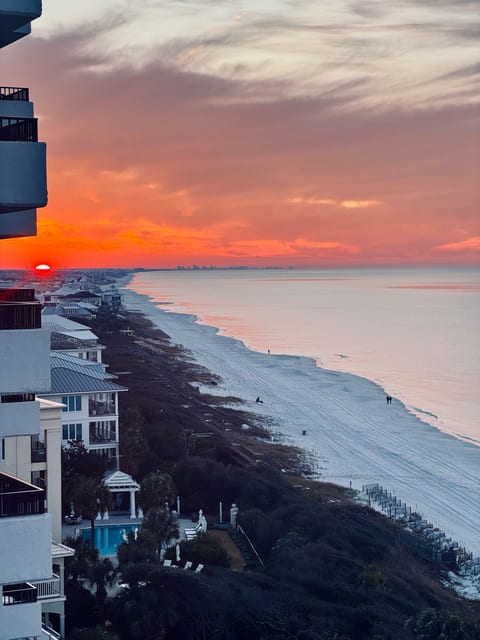 Sunrise from the Balcony….views of Panama City in the distance