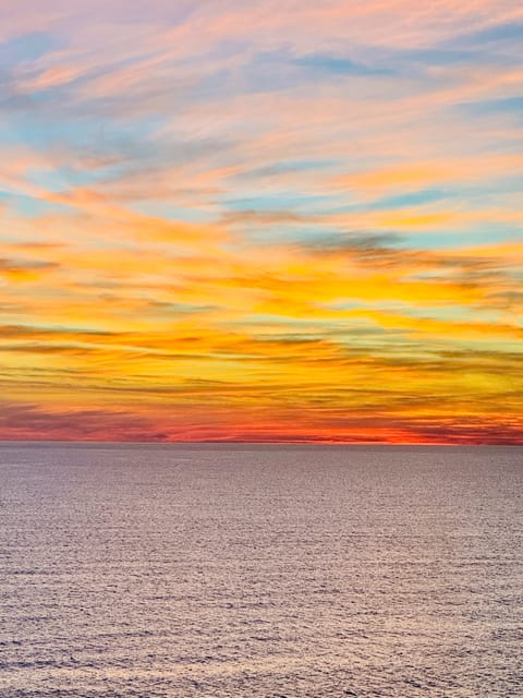 Incredible Sunset viewing from the Balcony