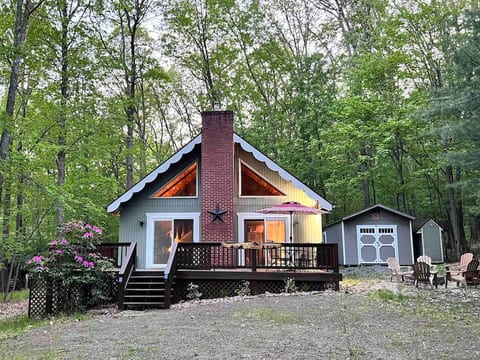 The Blue Sky Bungalow: A-frame/Lake Access/Firepit