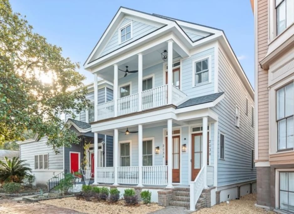 Joya del Distrito Histórico: Nuevo 2BR/2BA para Estancias Largas - Savannah