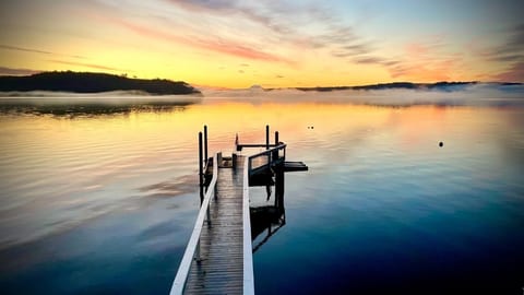 Unparalleled views await at this waterfront property. Wildlife sightings and the sounds of nature will captivate your senses. Amazing sunset view from the upper deck.